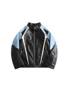 Custom Genuine <b>Leather</b> <b>Jacket</b> Men Womens Unisex Eco-Friendly Windproof Streetwear Front Logo <b>Winter</b> Dynamic Performance - Product Image 5