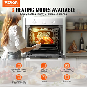 Horno Eléctrico Empotrable V-E-V-O-R S-i-n-g-l-e W-a-l-l O-v-e-n de 24 Pulgadas con 6 Funciones - 2.68 C-u. F-t - Product Image 2
