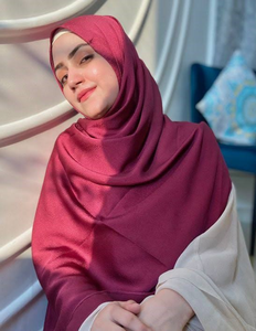 Premium Satin Plain Hijab Scarf <b>Silk</b> Feel Fabric <b>Head</b> <b>Wrap</b> Shawl Custom Branding OEM ODM Manufacturer - Product Image 6