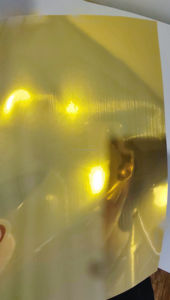 A4 spazzola oro stampabile in vinile PET impermeabile rimovibile adesivo dorato metallico per <span class=keywords><strong>Logo</strong></span> aziendale personalizzato - Product Image 5