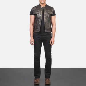 Gilet de moto pour homme antibactérien personnalisé - Imperméable, coupe-vent, respirant, vêtements d'extérieur de haute qualité pour l'hiver - Product Image 1