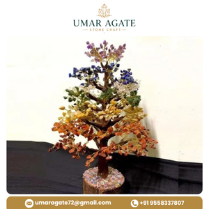 Árbol de Piedras Preciosas Portátil Hecho a Mano de Primera Calidad al por Mayor, 1000 Chips, Siete Chakras, Decoración Feng Shui para el Hogar, Regalo - Product Image 3