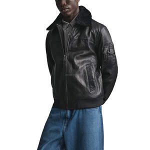 High Quality Biker Motorcycle <b>Leather</b> <b>Jacket</b> <b>Men's</b> Rider Fashion Wear Custom Logo OEM ODM Manufacturer - Product Image 5