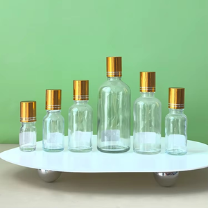 Vietnam Cosmetic Dropper Cap and Screen Printing Cylinder Shape 5ml-100ml <b>Glass</b> Transparent Essential Oil Bottle - Product Image 6