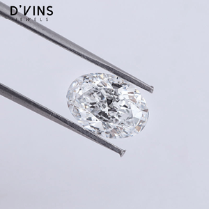 เพชร D'vins Jewels 1.5 กะรัต สี D ความสะอาดระดับ VVS2 เพชรสังเคราะห์ (เพาะเลี้ยงในห้องปฏิบัติการ) รูปทรงวงรี - Product Image 3