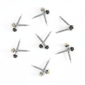 PDC Hex Head Self Drilling <b>Screw</b> Carbon Steel Class 4.8/6.8 Zinc/<b>Galvanized</b> Coarse Thread Bonded EPDM Washer DIN Standard Inch - Product Image 3