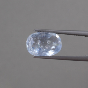 Zafiro Verde Azulado Natural de Alta Calidad al por Mayor, Corte Ovalado de 6.89 Quilates, 14x9MM, 5.5mm, Fosforescente, Pulido a Mano, IGI - Product Image 1