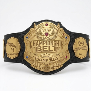 Ceintures de championnat personnalisées haut de gamme, prix d'usine OEM/ODM, haute qualité, durables, design personnalisé, fournisseur de ceintures de récompense - Product Image 1