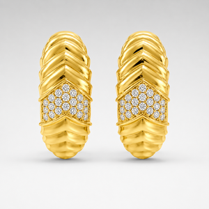 Pendientes de Diamantes Cultivados en Laboratorio con Corte Esmeralda de 1.50 CT para Mujer, Oro Sólido de 14K, Tipo Huggies, Diamantes Creados en Laboratorio VS1, Joyería de Aro - Product Image 4