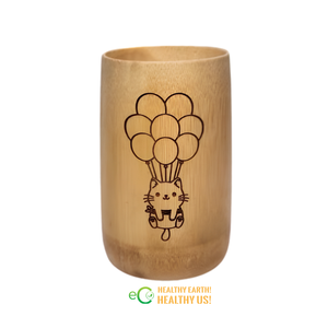 Taza de Té de Bambú Natural, Taza de Café, Taza de Vino, Taza de Viaje, Taza Artesanal para Beber, Taza de Regalo para Actividades al Aire Libre con Grabado de su Logotipo - Product Image 1