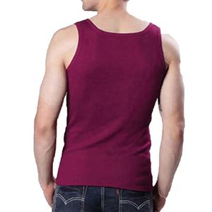 เสื้อกล้ามผู้ชายคอกลมสีทึบปรับแต่งฤดูร้อน - Product Image 2