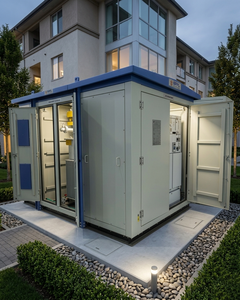 Poste de transformateur compact refroidi par huile 630 kVA Premium 20kV et 400V ONAN ONAF à enroulement en cuivre conforme aux normes IS IEC IEEE - Product Image 1