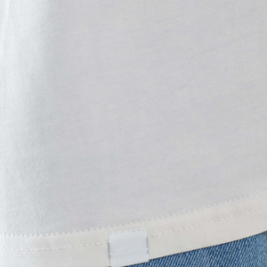 T-shirts en coton pour femmes, col rond, manches courtes, hauts d'été, vente en gros, décontractés, unis, teints, à carreaux, de haute qualité - Product Image 4