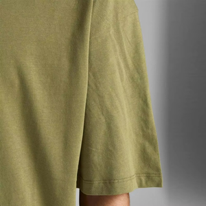 T-shirt de sport pour homme à manches courtes, best-seller 2025, avec logo frontal, 100 % coton, séchage rapide et respirant, idéal pour la gym et le fitness - Product Image 5