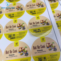 OEM ODM Custom Size Logo Printed Synthetic Paper PP Sticker Sheet Product Packaging Label Vietnam Manufacturer