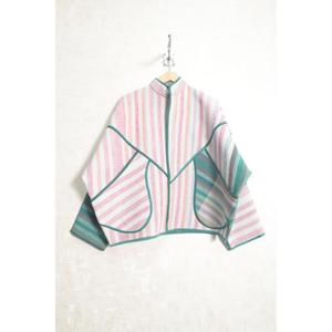 Abrigo Kantha Vintage para Mujer, Chaqueta de Algodón Indio Hecha a Mano con Parches, Estilo Étnico Bohemio - Product Image 2