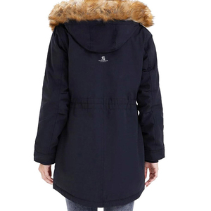 Parka personnalisée pour femme, doublée polaire, en tissu imperméable, fournisseur OEM 2026 - Product Image 2