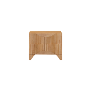 Colección HAVASU, Muebles de Dormitorio Más Vendidos, Mesita de Noche de Madera Maciza Ecológica y Sostenible, Mesa Auxiliar de Madera - Product Image 1