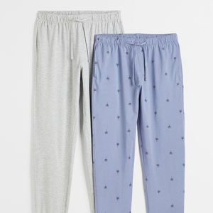 Pantalones de Pijama Clásicos Personalizados para Hombre, de Franela de Algodón con Diseño a Cuadros, Ropa de Dormir de Satén Navideña - Product Image 3