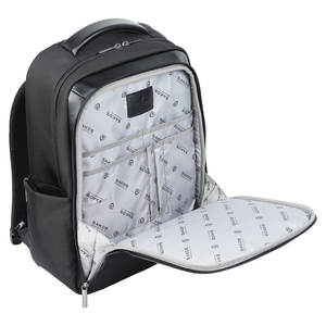 SAKOS Custom Durable Modern Anti-Theft <b>Laptop</b> <b>Backpack</b> Zipper Geometric USB Charging Port Waterproof Nylon Lining Large Office - Product Image 6