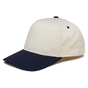 Gorra de Béisbol de 6 Paneles en Contraste Blanco y Rosa, Unisex, Casual, Ajustada, de Color Sólido, de Sarga de Algodón, para Primavera y Verano - Product Image 6