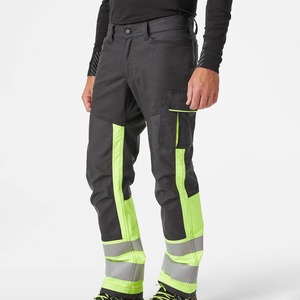 Adjustable Top High Quality 100% Cotton Reflective Safety Workwear <b>Cargo</b> <b>Work</b> Pants OEM Service Customized Color for Unisex - Product Image 2