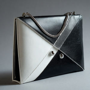 Bolsos de Mano Unisex de Cuero Genuino con Cierre de Cremallera, Impermeables y Portátiles, Bolsos de Moda para la Noche - Product Image 4