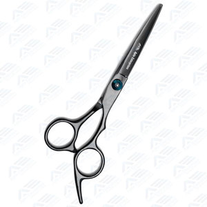 Tijeras de peluquería de acero inoxidable para salón y hogar, mango ergonómico, color negro, 6.5 pulgadas, tijeras profesionales para cortar el cabello - Product Image 3