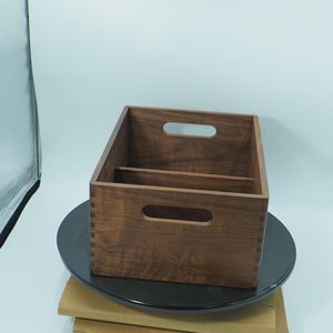 Whimsy Art Craft Premium Modern Eco-Friendly Handmade Wooden Storage <b>Bin</b> with Handles for Home Decor Gift Everyday Organization - Product Image 2