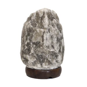 Lampes de sel de l'Himalaya grises de luxe, lampes décoratives en cristal naturel de qualité supérieure avec logo personnalisé, fabrication OEM - Product Image 3