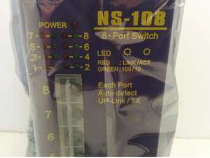 Module E/S Ethernet PLC 8 ports ICP COM NS-108 avec mémoire Flash pour réseaux de contrôle industriel - Product Image 2
