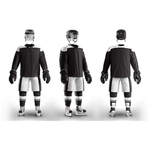 Professional Custom Ice Hockey Teamwear Jerseys Pants <b>Socks</b> Uniform Wholesale Bulk Manufacturer Supplier Global Short Printed - Product Image 2