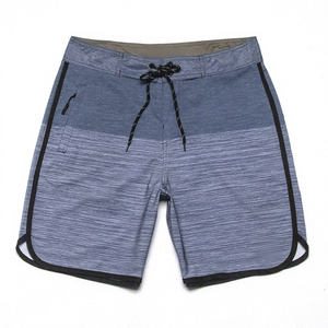 Men's Summer Cross-Border Five-Point Beach Swim Shorts Quick-Dry Canvas <b>Lace</b> <b>Elastic</b> Hot-Selling Striped Pattern - Product Image 5