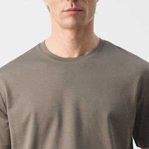 Camiseta de Algodón para Hombre, Diseño Básico para el Guardarropa Diario, Cuello Redondo, Personalizable, Alta Calidad, Precio de Fábrica para Compras al por Mayor 2026 - Product Image 2
