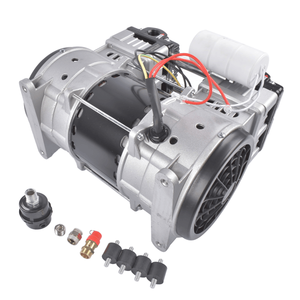 Compressore d'aria SP 9421 2HP 110V, silenzioso 70dB, senza olio, a pistone, 24 galloni, potenza 90KW, pressione 10-16-8 Bar, lubrificato - Product Image 2