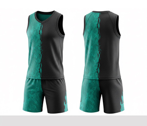 Full Sublimation Basketball Jersey Set Quick Dry Breathable <b>Polyester</b> Jersey And <b>Shorts</b> Team Sportswear For Men Women Youth - Product Image 5