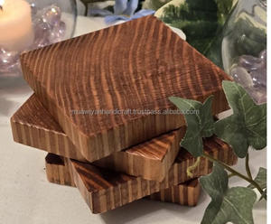 Best Quality Luxury <b>Wooden</b> <b>Coasters</b> Unique Style Cup Holder Quality Mats & Pads for Hotel Home Kitchen Use at Low Price - Product Image 2