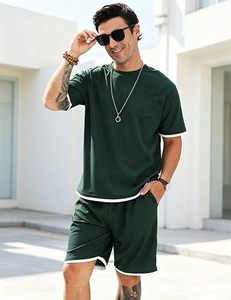 Conjunto de Camiseta sin Mangas y Pantalones Cortos para Hombre, Diseño Personalizado OEM, Lavado Ácido, Transpirable, Secado Rápido, 100% Poliéster, Ropa Deportiva Informal de Verano para Gimnasio - Product Image 2