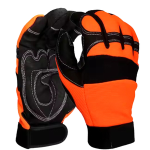 Hot Selling Mechanic Safety Gloves <b>Synthetic</b> <b>Leather</b> Breathable Spandex Laminated Industrial Safety Hand Protection Work Gloves - Product Image 5
