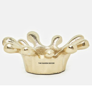 Nuevo Diseño de Portavelas Metálico y de Vidrio con Acabado Dorado en Aluminio para Decoración del Hogar y Bodas - Product Image 6