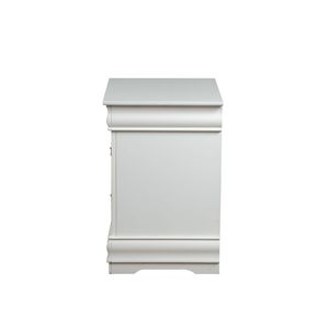 Table de chevet Louis Philippe finition blanche - Product Image 4