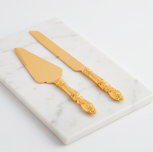 Espátula de lujo para tartas con mango de diseño elegante, herramienta para cortar pasteles, ideal para repostería casera, comidas familiares y regalos. - Product Image 1