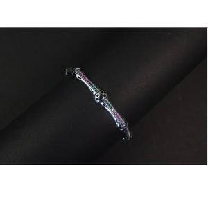 Pulsera de Cadena de Plata Fina Contemporánea Satva Silver con Acabado en Rodio para un Estilo Unisex Elegante y para Fiestas - Product Image 3