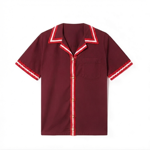 Chemises en toile unie pour hommes, élégantes, confortables, nouvelle collection, style streetwear, col rond, coton, décontractées, haute qualité, prix bas - Product Image 3