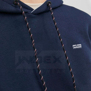 Sweat-shirt à capuche pour homme INDEX, design color block, coupe classique, décontracté, pour l'automne, avec poche avant avec logo, pull en molleton - Product Image 2
