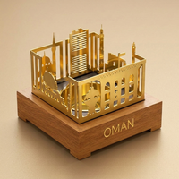 Brûleur à encens Mubkhar Bakhoor Skyline du Moyen-Orient, personnalisé, brûleur à encens arabe, décoration d'intérieur, cadeau islamique, brûleur de luxe, vente chaude