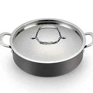 Cacerola de Acero Inoxidable, Recipiente Duradero para Alimentos Calientes, para Servir en la Cocina o Mesa de Comedor - Product Image 5