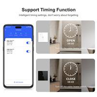Interrupteur Tactile Intelligent Tuya Smart US WiFi 20A 240V pour Chauffe-Eau, Contrôle Vocal via l'Application Smart Life, pour Automatisation d'Appareils Domestiques DS-161