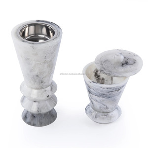 Quemador de incienso Mubkhar de resina ecológica Golden Sands, soporte de incienso árabe de diseño, 100% natural, para todas las estaciones, para festividades. - Product Image 5