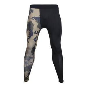 Mallas deportivas de compresión para hombre, Leggings masculinos de cintura alta, para correr, gimnasio, Fitness, Yoga, informales - Product Image 1